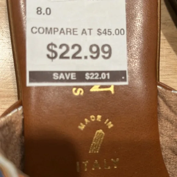 NWT Italian Shoemakers sz. 7 Thong Sandal - Picture 8 of 8